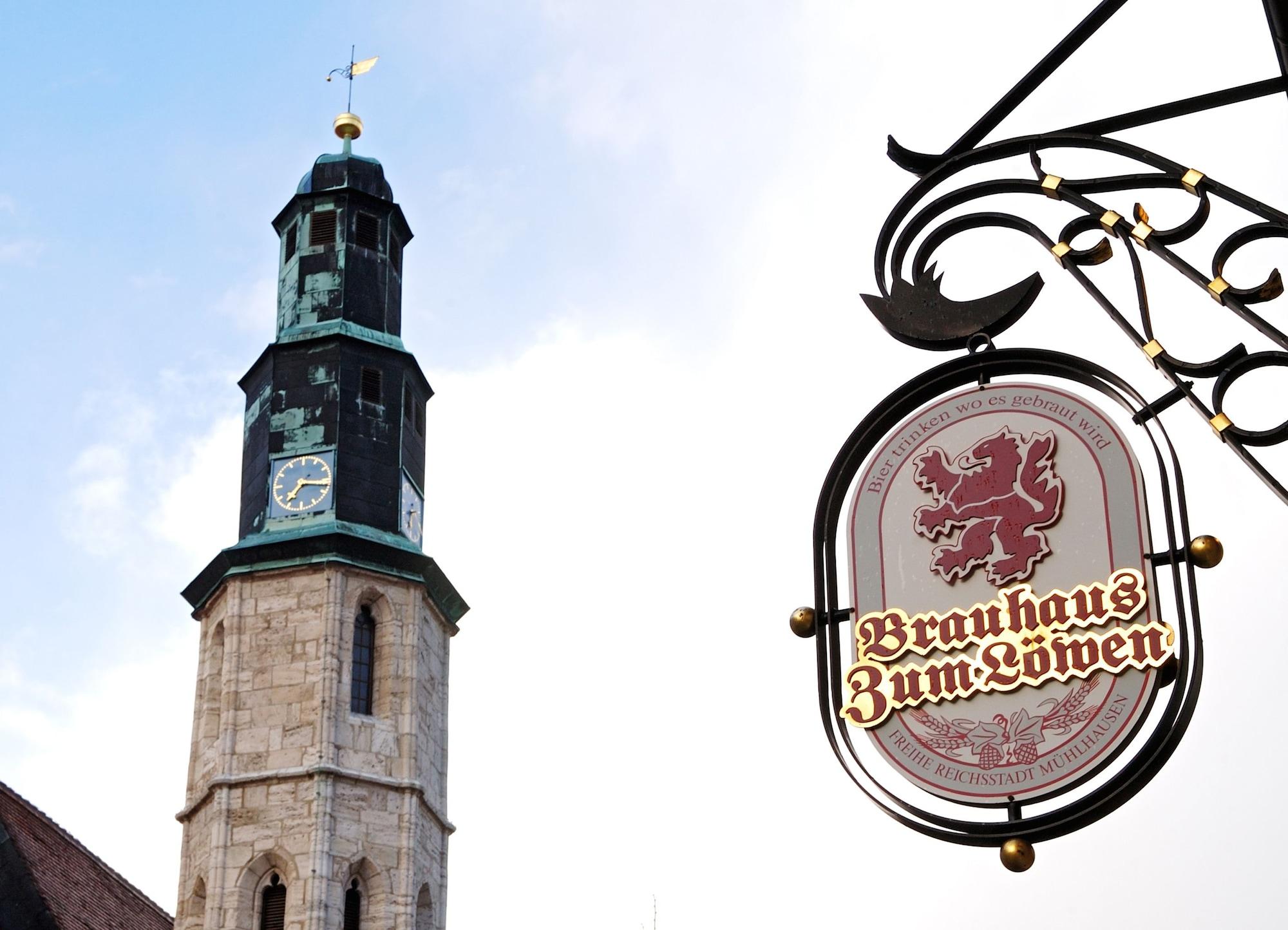 Hotel Brauhaus Zum Loewen Mühlhausen Zewnętrze zdjęcie